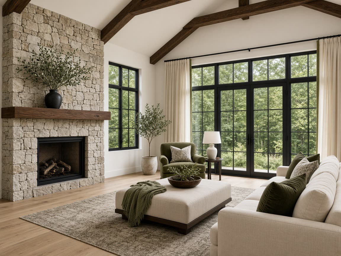 Family room / rear addition — illustrative type of work, not a photographed Oak & Shore project