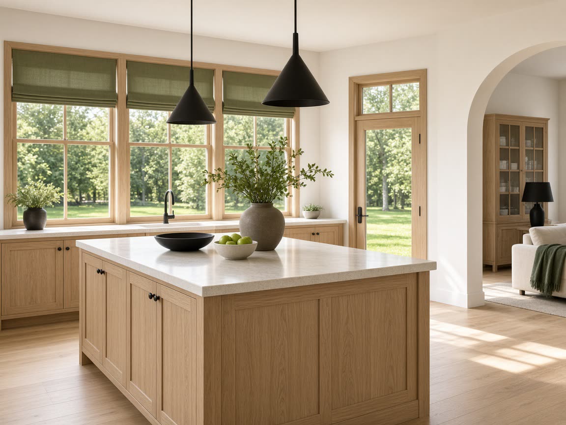 Kitchen expansion — illustrative type of work, not a photographed Oak & Shore project